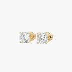 Cushion Cut Diamond Stud Earrings